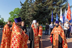 Заупокойная лития на Воскресенском кладбище г. Саратова