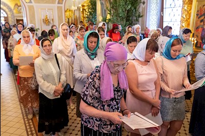 Всенощное бдение в Свято-Троицком кафедральном соборе г.Саратова