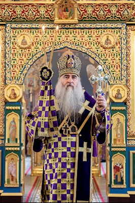 Божественная литургия в Свято-Никольском мужском монастыре г. Саратова