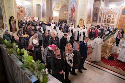 Митрополит Игнатий совершил всенощное бдение в Покровском соборе г. Саратова