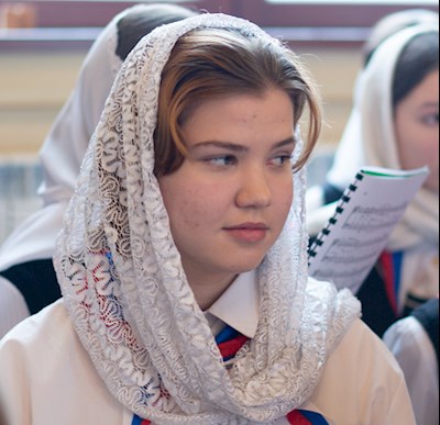 Божественная Литургия в храме святого апостола и евангелиста Иоанна Богослова при СПДС
