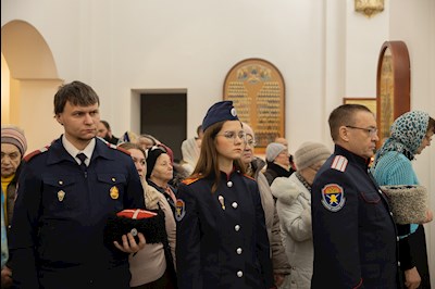 Митрополит Игнатий совершил всенощное бдение в храме святителя Тихона, епископа Воронежского, Задонского чудотворца, г. Саратова