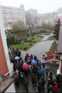 Великое освящение верхнего храма во имя Святой Живоначальной Троицы Свято-Троицкого кафедрального собора города Саратова