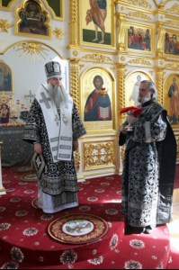 Литургия Преждеосвященных Даров в храме в честь Казанской иконы Божией Матери р.п.Татищево
