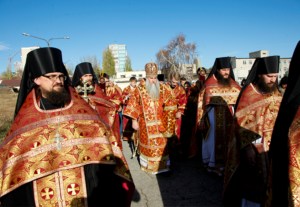 Божественная литургия в Спасо-Преображенском мужском монастыре г. Саратова