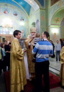 Всенощное бдение в храме в честь Покрова Пресвятой Богородицы г. Саратова