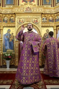 Божественная литургия в храме великомученика Георгия Победоносца г. Саратова