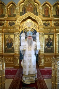 Крещальная литургия в Свято-Троицком кафедральном соборе г. Саратова