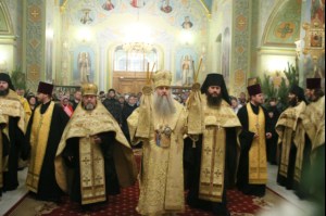 Великая Рождественская вечерня в храме в честь Покрова Пресвятой Богородицы г. Саратова