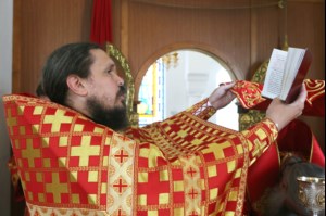 Божественная литургия на Архиерейском подворье — храме в честь иконы Божией Матери «Утоли моя печали» г.Саратова