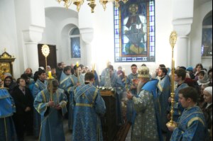 Всенощное бдение на Архиерейском подворье – храме в честь иконы Божией Матери «Утоли моя печали» г.Саратова
