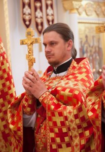 Божественная литургия на Архиерейском подворье — храме во имя святых равноапостольных Мефодия и Кирилла при СГУ в день памяти святых братьев