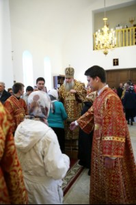 Всенощное бдение в храме во имя святого апостола и евангелиста Иоанна Богослова г.Саратова