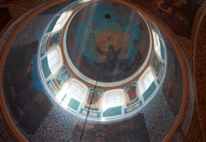 Всенощное бдение в храме в честь Сошествия Святого Духа г.Саратова
