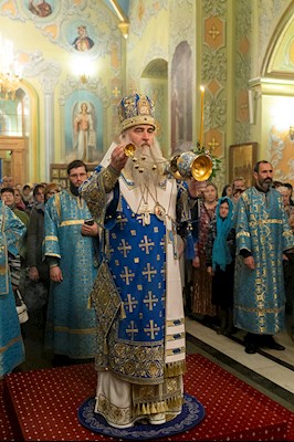 Всенощное бдение в Покровском храме г. Саратова