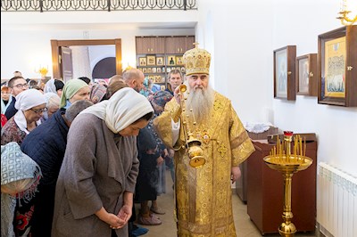 Великое освящение храма Сорока Севастийских мучеников г. Саратова и Божественная литургия в новоосвященном храме