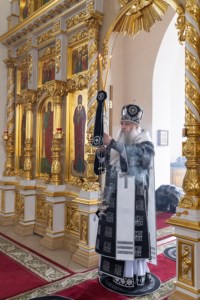 Литургия Преждеосвященных Даров в Свято-Троицком кафедральном соборе г. Вольска