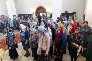 Божественная литургия в храме в честь иконы Божией Матери «Всех скорбящих Радость» г. Саратова