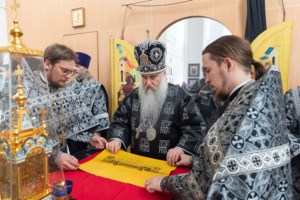 Литургия Преждеосвященных Даров в храме во имя святителя Митрофана Воронежского г. Саратова