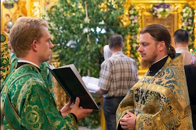 Всенощное бдение в Свято-Троицком кафедральном соборе г.Саратова