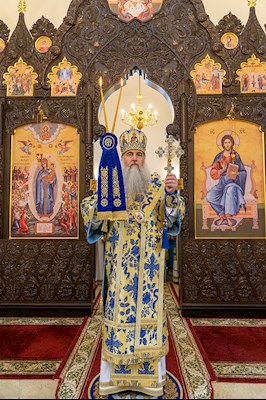Божественная литургия в храма в честь иконы Божией Матери «Всех скорбящих Радость» г. Саратова