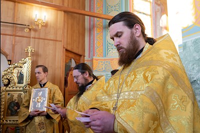 Божественная литургия в Свято-Иоанновском женском монастыре с. Алексеевка Хвалынского района