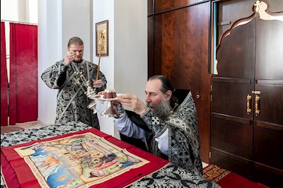Литургия Преждеосвященных Даров и монашеский постриг в Свято-Алексиевском женском монастыре г. Саратова