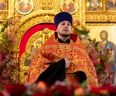 Божественная литургия в храме великомученика Георгия Победоносца г. Саратова