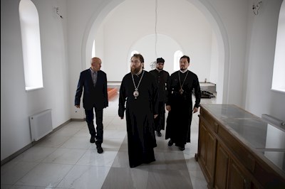 В поселке Лопуховка завершено возведение здания храма