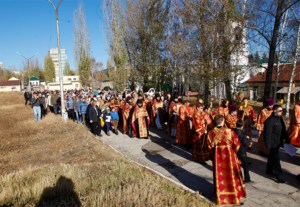 Божественная литургия в Спасо-Преображенском мужском монастыре г. Саратова