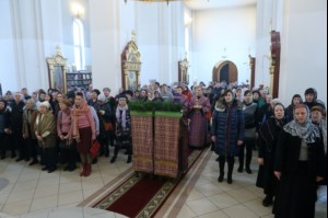 Божественная литургия в храме великомученика Георгия Победоносца г. Саратова