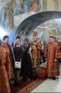 Всенощное бдение в Свято-Троицком кафедральном соборе г.Саратова