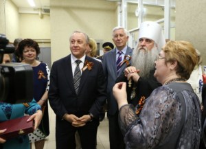 Митрополит Лонгин принял участие в торжественных мероприятиях в парке Победы на Соколовой горе