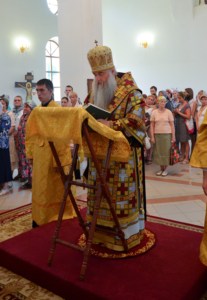 Всенощное бдение в храме в честь Рождества Христова г. Саратова