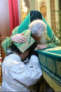 Божественная литургия в храме Сошествия Святого Духа г. Саратова