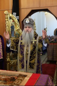 Божественная литургия в храме во имя святого великомученика Георгия Победоносца г.Саратова