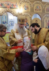 Божественная литургия в храме во имя святых первоверховных апостолов Петра и Павла г.Красноармейска