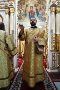 Божественная литургия в храме во имя Всех Святых, в земле Российской просиявших, г. Саратова