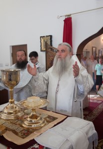 Божественная литургия в храме Преображения Господня Покровского женского монастыря г. Балашова