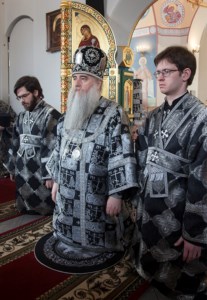 Литургия Преждеосвященных Даров в Свято-Никольском мужском монастыре г.Саратова