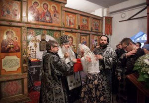Литургия Преждеосвященных Даров в храме во имя святителя Тихона, Епископа Воронежского, Задонского чудотворца г.Саратова