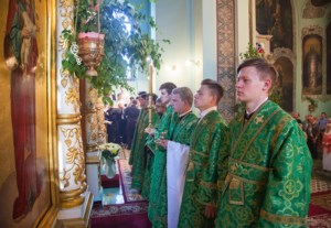 Всенощное бдение в храме Сошествия Святого Духа г. Саратова