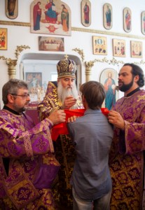 Божественная литургия на Подворье Свято-Никольского мужского монастыря г.Саратова с.Елшанка Воскресенского района