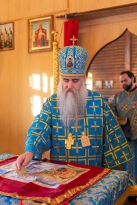 Божественная литургия в храме в честь Сретения Господня г.Саратова