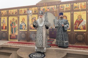 Литургия Преждеосвященных Даров в храме во имя преподобного Сергия Радонежского г.Саратова