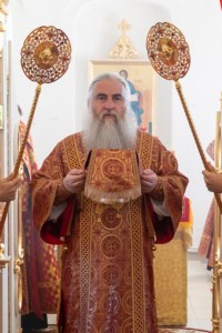 Божественная литургия в храме в честь Воскресения Христова с. Ивано-Языковка Аткарского района