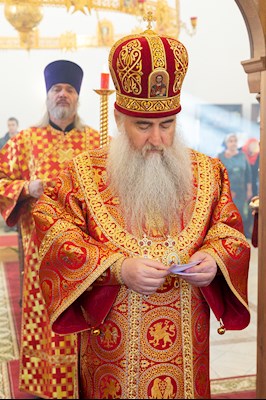Божественная литургия в храме Воскресения Христова г. Саратова