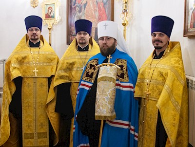 Митрополит Игнатий совершил всенощное бдение в храме Нерукотворного Образа Спасителя г. Саратова