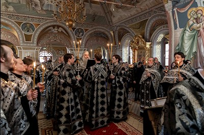 Пассия в Свято-Троицком кафедральном соборе г. Саратова