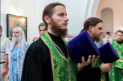 Всенощное бдение в храме преподобного Сергия Радонежского г. Саратова